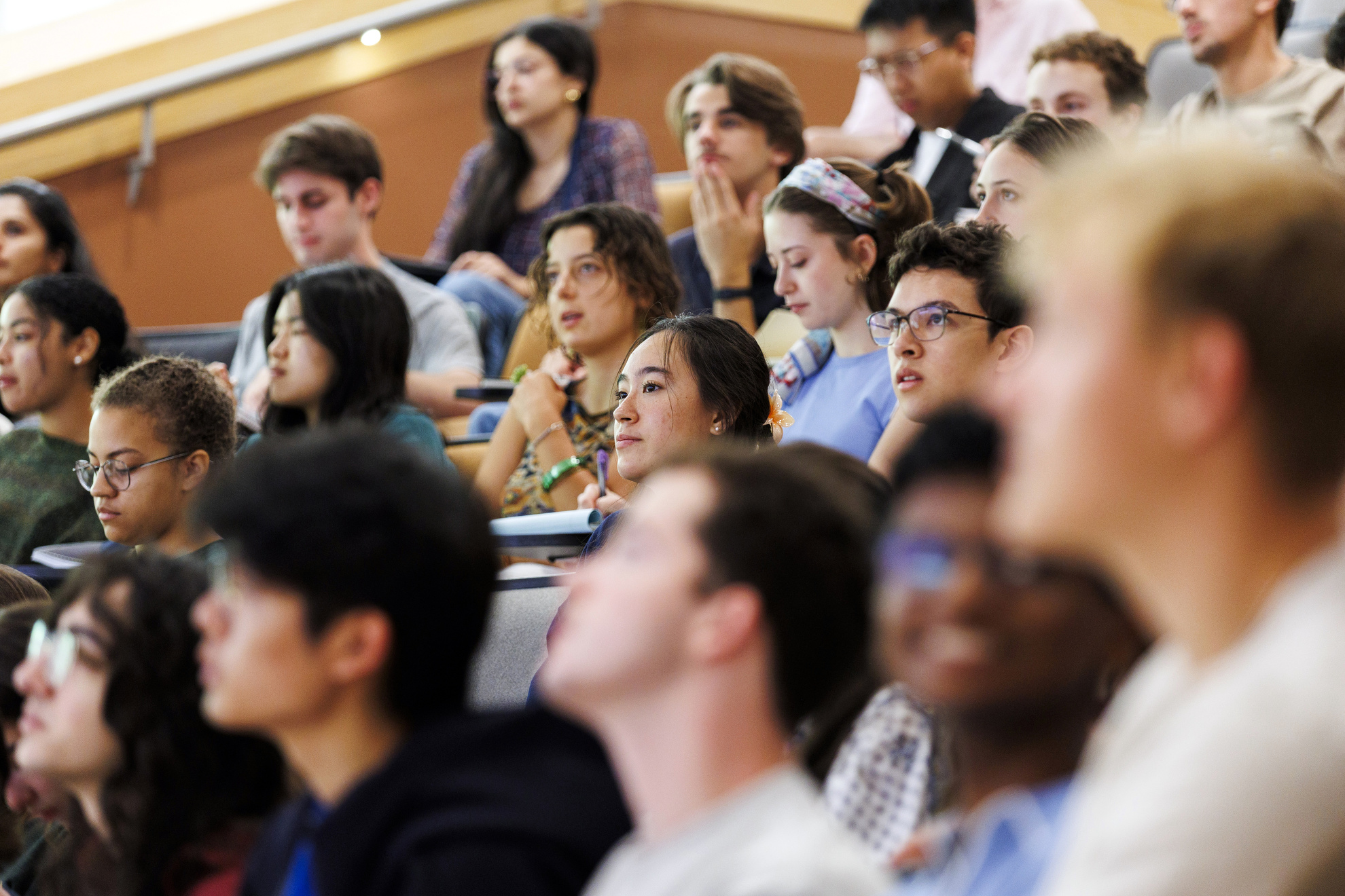 Learners are seen during Humanities 10a: a Humanities Colloquium: from Homer to Joyce, also referred to as HUM10A, encompasses 2,500 years of pivotal works and is co-taught by six instructors.