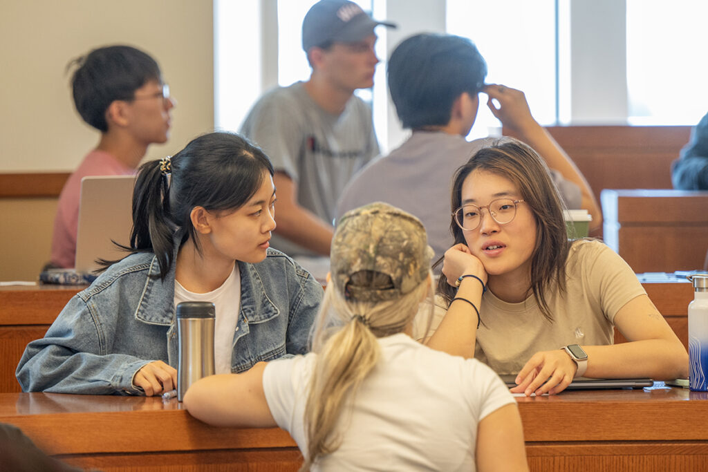 2024-08-22--WashU Leads event during Bear Beginnings, The Bauer Leaders Academy officially launches this year’s leadership initiative for all first-year students.