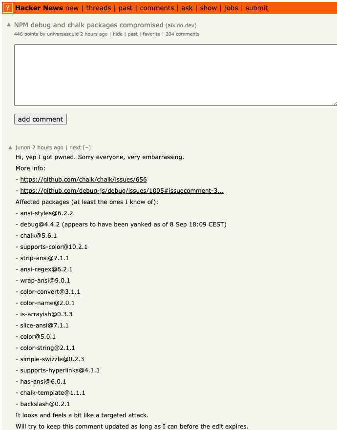 &#8220;18 Widely-Used Code Packages Compromised to Misappropriate Cryptocurrency&#8221;