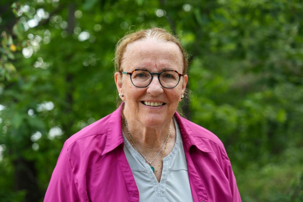 Francie Cuthbert, professor emerita with the University of Minnesota and an alumna of the University of Michigan, initiated the focused plover recovery, captive rearing, and re-release program over 30 years ago at the U-M Biological Station in Pellston. Image credit: Jeremy Marble, University of Michigan News