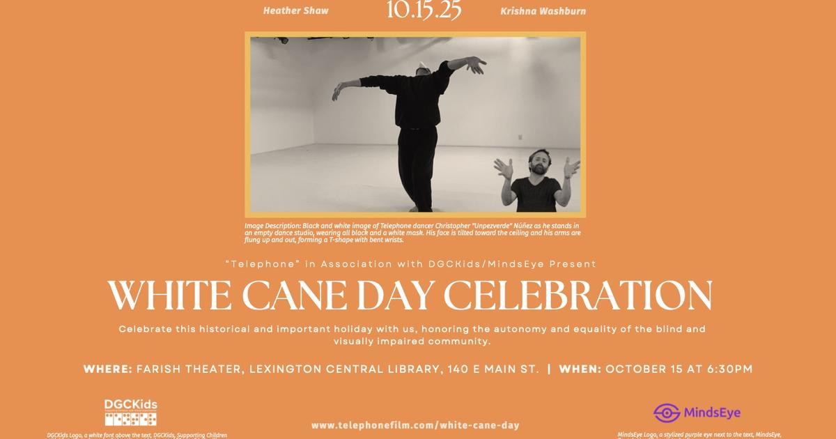 UK Fine Arts promotes accessibility with White Cane Day film event