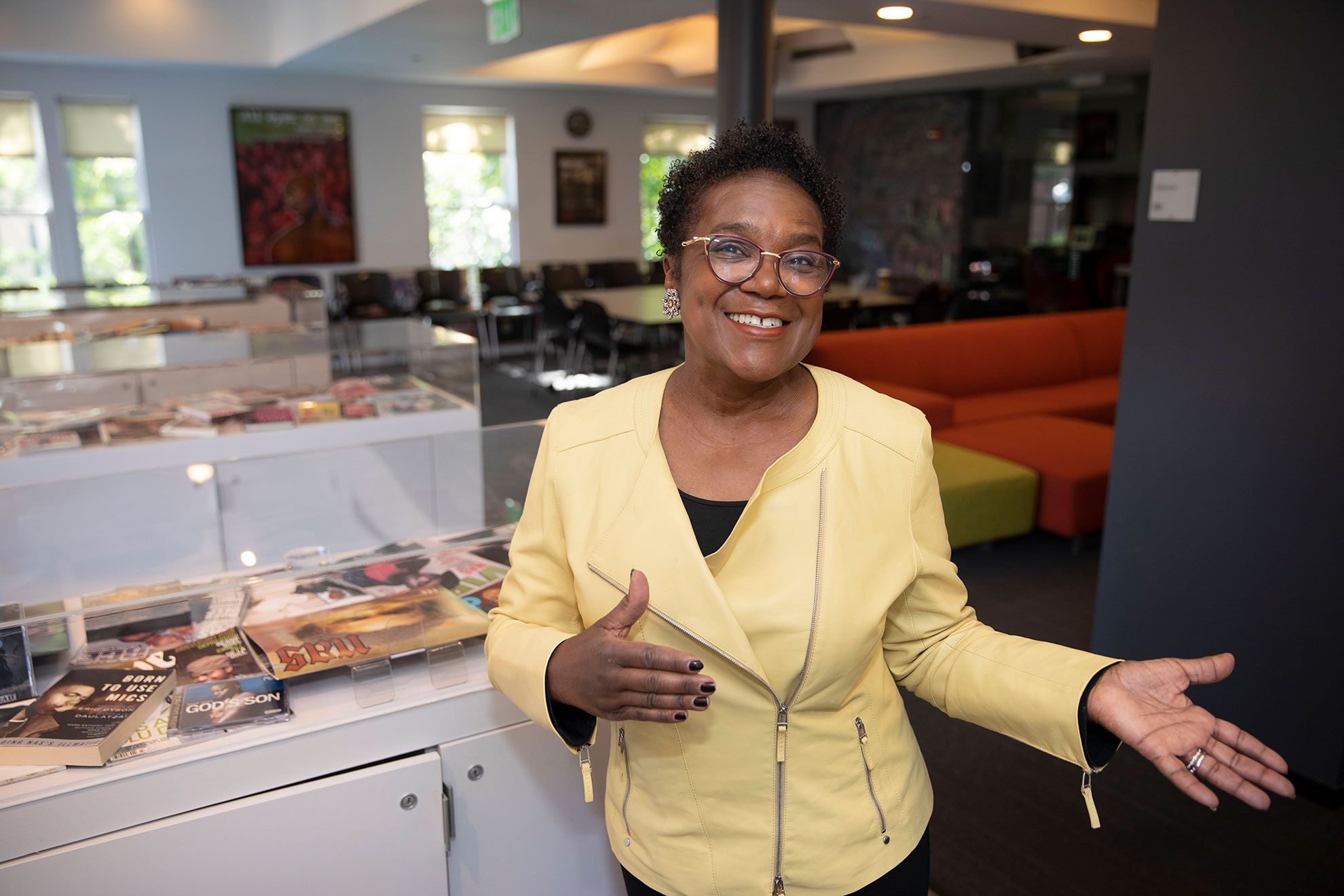 Within the Hiphop Archive and Research Institute, Marcyliena Morgan presents the collections.