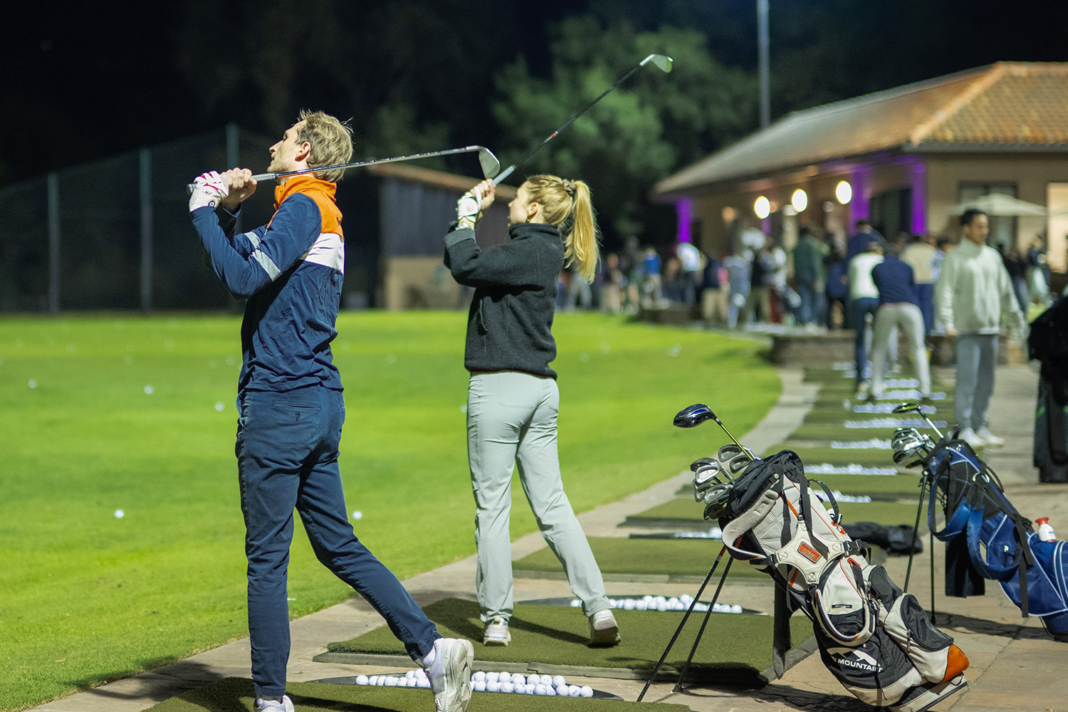 Captivating Moments at the Golf Driving Range: A Par-Tee Experience